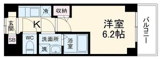 S-RESIDENCE成増CLAIR【6階】の間取り