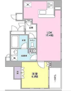 東京都中央区湊3【マンション】の間取り