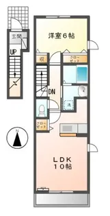 プリムローズ III【2階】の間取り
