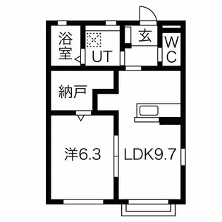ソル・レヴァンテ小金井【1階】の間取り