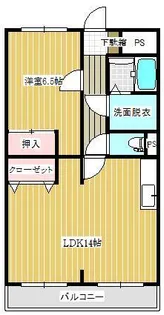 パールローズ【3階】の間取り