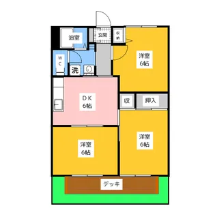 ディアス WAGO【1階】の間取り