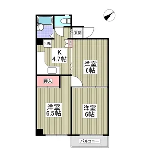 リブレス明神町【2階】の間取り