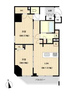 東京都台東区北上野2【マンション】の間取り