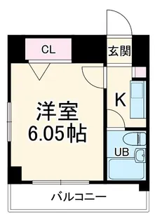 ローズガーデンA78番館【1階】の間取り