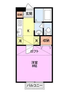 プラザ ドゥ ミューザ【1階】の間取り