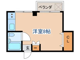 キャッスルキングロード【3階】の間取り