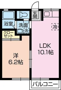 第2八木ハイツ【2階】の間取り