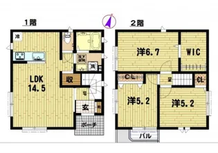 PRIME ASSET 大倉山 1の間取り