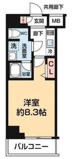 ARCOBALENO KANAMACHIII【12階】の間取り