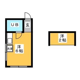 スカイコーポ【2階】の間取り
