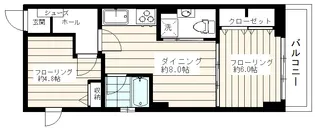 カクエイマンション【6階】の間取り