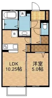 Pure Nature 一ツ家【2階】の間取り