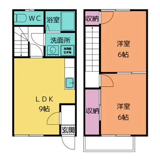 愛知県稲沢市小池2【一戸建】の間取り