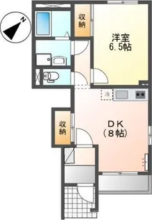 サンコートひうち A【1階】の間取り