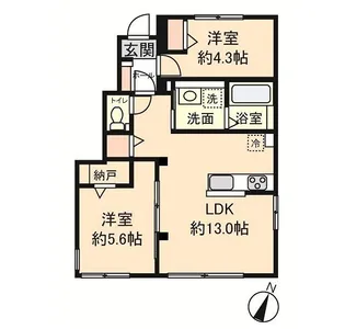 La Brise【1階】の間取り
