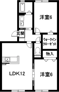 愛知県名古屋市中川区伏屋1【アパート】の間取り