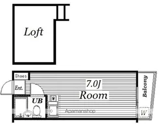 サンハイツ【1階】の間取り