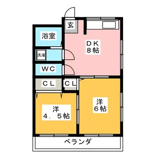 駒岡マンション【3階】の間取り