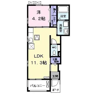 フォレスティー21【1階】の間取り