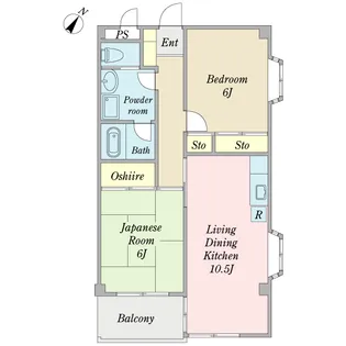 ヴィラNS【4階】の間取り