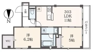 ダイワフラットIII【3階】の間取り