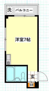 ベルメゾン弘明寺【3階】の間取り
