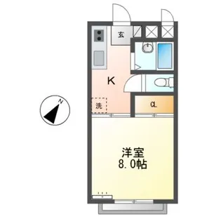 コートドール【2階】の間取り