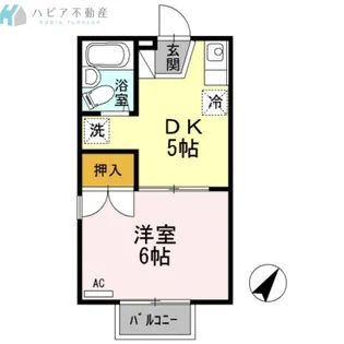 メイゾンベルサ C棟【1階】の間取り