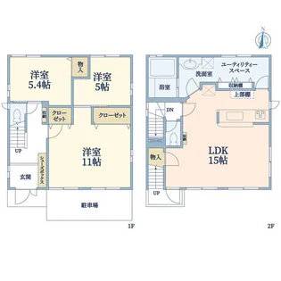 東京都杉並区堀ノ内3【一戸建】の間取り
