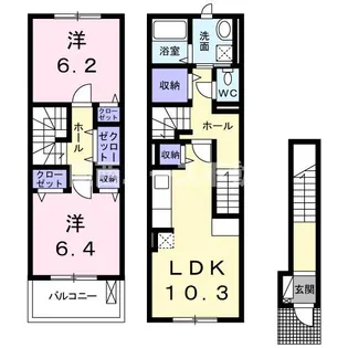 Yシャトレーヌの間取り