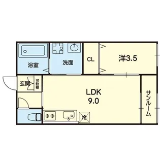 ステラ熊本エアポートサイド【1階】の間取り
