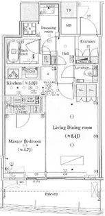 パークタワー晴海【26階】の間取り