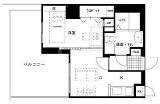 ルシール平尾【4階】の間取り