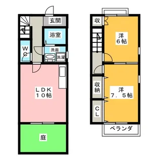 ベルエポック朝【1階】の間取り