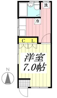 ハウス・マリエン【1階】の間取り