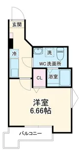 アルファ行徳【2階】の間取り