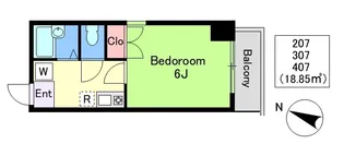 アークアベニュー【3階】の間取り