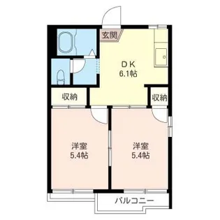 千葉県千葉市花見川区幕張本郷4【アパート】の間取り