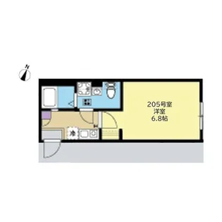 C.B.Grey.東林間【2階】の間取り