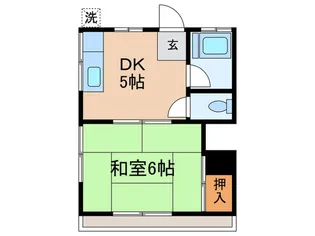 根岸ハウス【2階】の間取り
