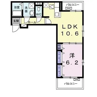 カーサ リオ【1階】の間取り