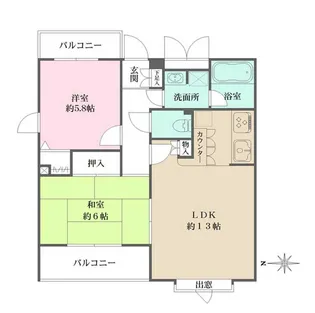 パティオ西池袋III【3階】の間取り