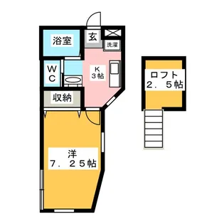 ペスカトーレ東海【1階】の間取り