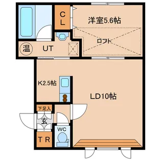 シンフォニー東光【2階】の間取り