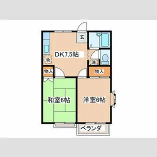 ボナールA【2階】の間取り