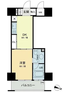 ベルファース本郷弓町【4階】の間取り