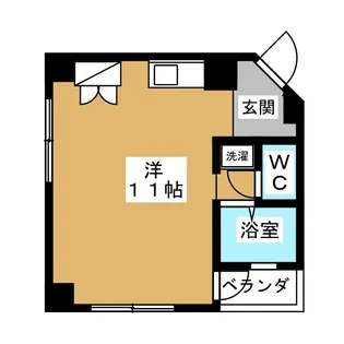 トレス菊坂【1階】の間取り