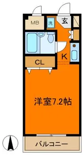 シャルマン高砂II(ツー)【2階】の間取り