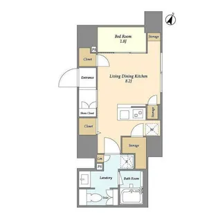 KDXレジデンス本蓮沼【5階】の間取り